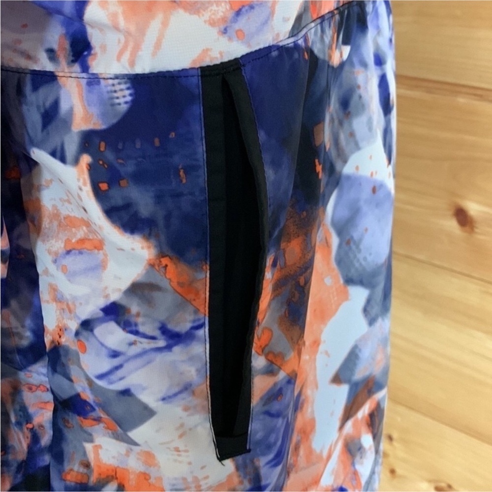 Adidas multicolor / watercolor print athletic hoodie jacket Size Small - Picture 8 of 12